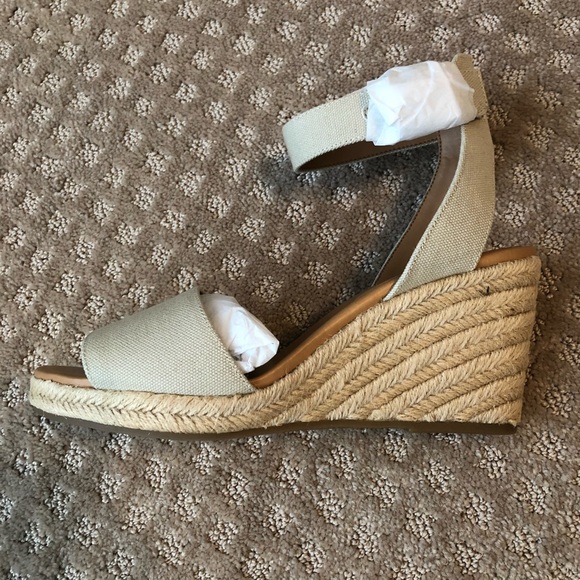 COPY - Strappy Canvas Espadrille Wedges - Picture 5 of 5